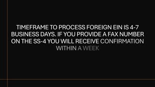 FAXING THE SS-4 OVER TO THE IRS