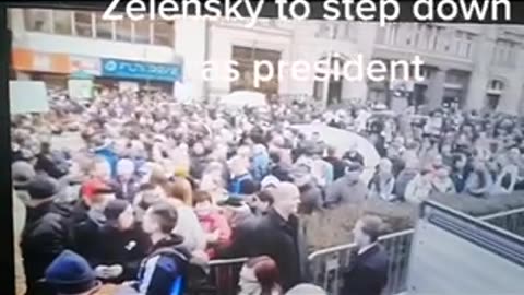 Hundreds Of 1000s of People March Against ZELENSKY In Ukraine