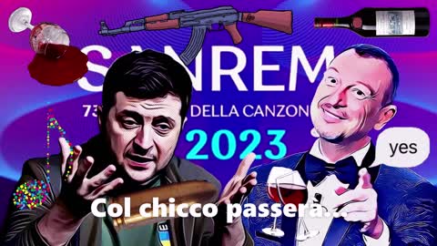 ZELENSKY A SANREMO?!... - “COL CHICCO PASSERÀ!!...”😂😂😂