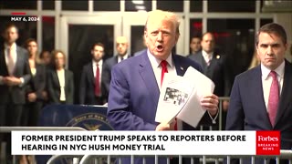 Trump Rails Against Gag Order and Left-Wing Judge Before NYC Hush Money Trial