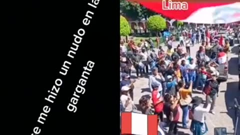 TODO POR LA PATRIA PERUANA TODAS LA SANGRES UNIDAS