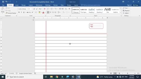 How to make Notebooks in Microsoft word easily