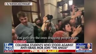Columbia students who stood against anti Israel mob