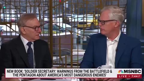 SECDEF CHRIS MILLER CONFRONTS MORNING JOE HOSTS