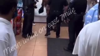 Tries to escape the police and fails in humiliation