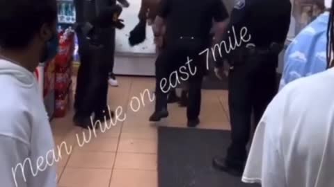 Tries to escape the police and fails in humiliation