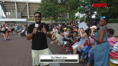 DJ Mad Linx on ESPN @ The U.S. Open 2022 Live from the Fountain