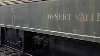 Train car from 1879 at the Arizona Railway Museum in Chandler, Arizona 2/11/23