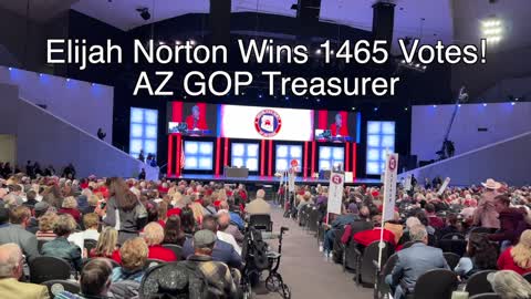 Elijah Norton Wins Az. GOP Treasurer race