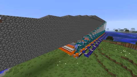 Minecraft.. But With Pistons that CAN PUSH 1000 BLOCKS!