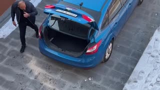Car trunk prank