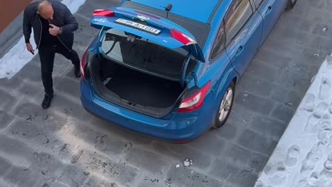 Car trunk prank