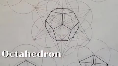 All of the Platonic Solids are found within the Geometry of the Seed of Life #sacredgeometry