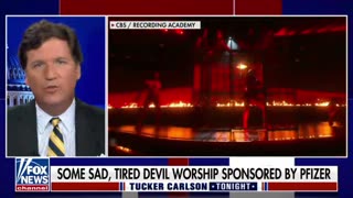 Tucker Carlson on Sam Smith's satanic Grammy performance