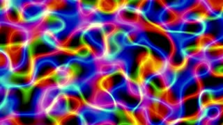 Colorful Rainbow Drift Line Background Loop Animation Motion Graphic Screensaver