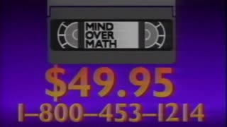 1989 - Ad for 'Mind Over Math'
