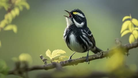 Birdsong of the Black Cap Warbler