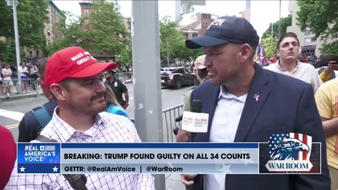 Ben Bergquam Gets Crowd Reaction On Trump Guilty Verdict