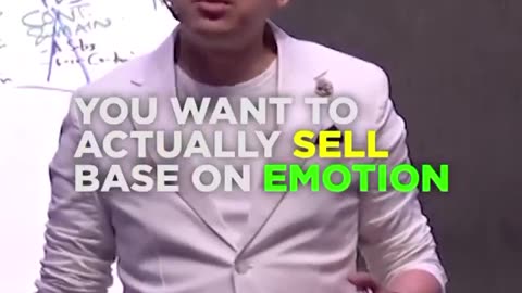 people buy emotion, no product