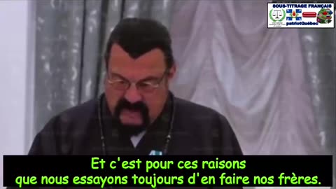 L'acteur Steven Seagal déclare que l'Ukraine est « connue pour le trafic