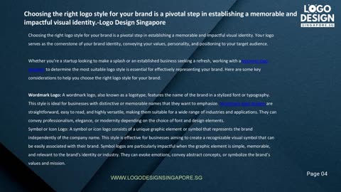 Choosing the right logo style for your brand is a pivotal step in establishing a memorable