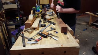 Making a Double Iron Jack Plane - Part 17 - Cutting the Handle Mortise