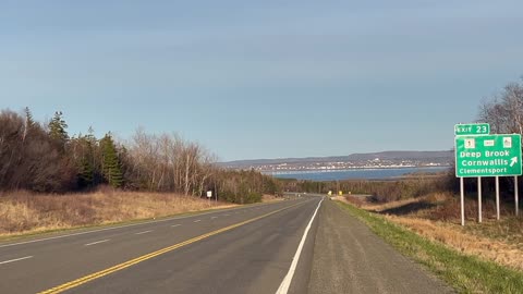 Town Of Digby As Seen From 101 Highway