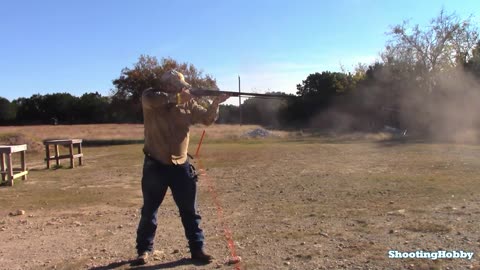 Shooting an 1865 Springfield Forager Bannerman Shotgun