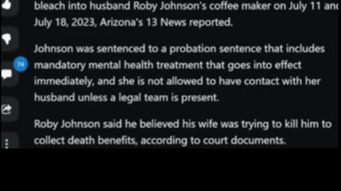 Woman poisons husband. gets probation