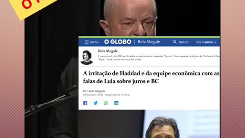 Lula ataca Banco Central para arranjar culpado para fracasso do governo