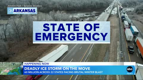 Ice storm causes dangerous road conditions in South l GMA
