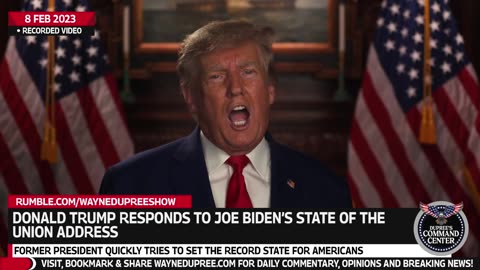 Donald Trump Responds To Biden's State Of The Union