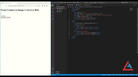 From Counter to Image Conveyor Belt / part01 / in HTML CSS and JavaScript