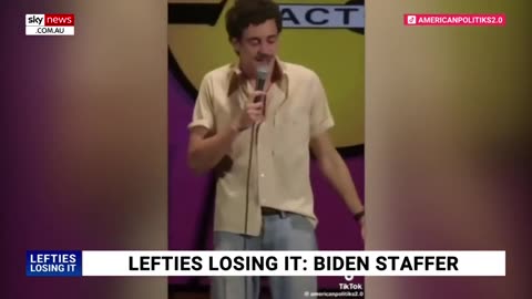 Comedian ROASTS Audience Member For Working For The Biden Administration