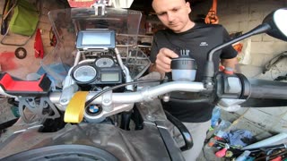 BMW R1200GS brake bleed change brake fluid on front brake , rear brake , ABS pump generation 2 ,pump