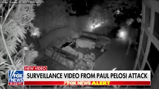 Paul Pelosi Break-in Video from Fixed Camera (October 28, 2022).