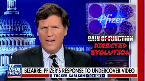 Tucker Carlson reports Pfizer’s admission to manipulating viruses