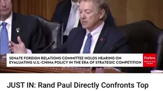 Are rand Paul honing in on Obama/Clinton state department.