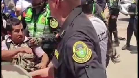 Bagua Grande PERU Policia arremete