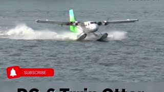 DC-6 Twin Otter Seaplane Landing