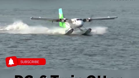 DC-6 Twin Otter Seaplane Landing