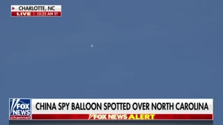 China spy balloon spotted over North Carolina