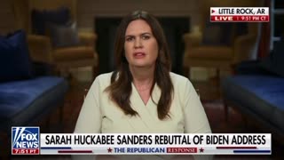 Sarah Sanders rebuttal against COMMIE CLOWN JOE BIDEN