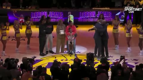 👑 King James Ceremony For All Time Leading Scorer in NBA at LA | February 9, 2023