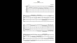 J.S. Bach - Well-Tempered Clavier: Part 12- Fugue 21 (String Quartet)