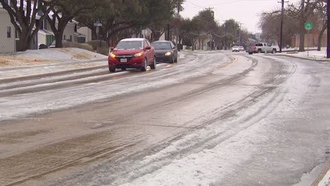 DFW ice storm: Essential workers continue to power through bad weather