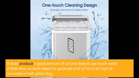 COWSAR #IceMakers Countertop Portable #IceMaker Machine with-Overview