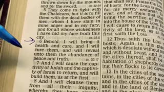 chosen ones daily scripture jeremiah 33_6 health abundance of peace and security