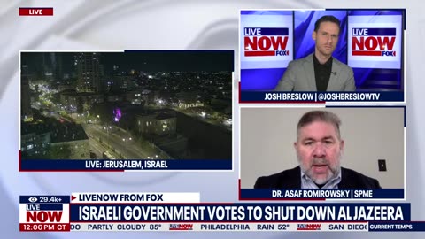 Israel-Hamas war_ Al Jazeera banned after Israeli cabinet shuts down operations _ LiveNOW from FOX