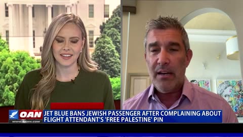 Jet Blue Passenger Accused Of Causing Disturbance After He Complained About A "Free Palestine" Pin